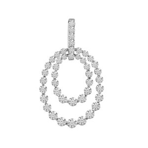 White Gold Diamond Pendant White Gold Diamond Pendant