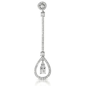 White Gold Diamond Pendant White Gold Diamond Pendant