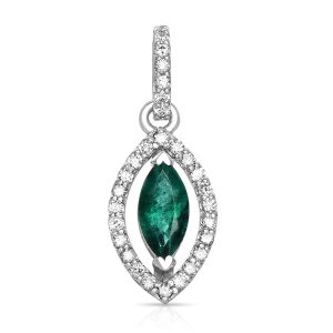 Emerald & Diamond Pendant Emerald & Diamond Pendant