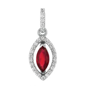 Ruby & Diamond Pendant Ruby & Diamond Pendant