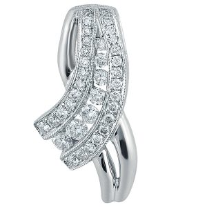 White Gold Diamond Pendant White Gold Diamond Pendant