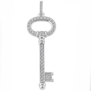 White Gold Key Charm 45mm White Gold Key Charm 45mm