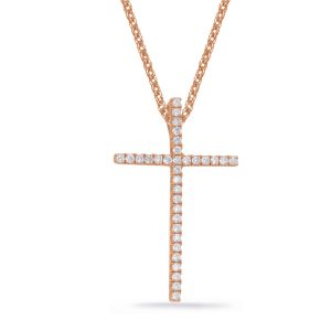 Rose Gold Diamond Pendant Rose Gold Diamond Pendant