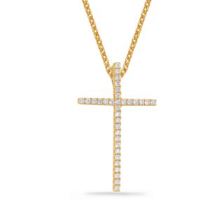 Yellow Gold Diamond Pendant Yellow Gold Diamond Pendant