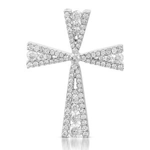 White Gold Cross Pendant White Gold Cross Pendant