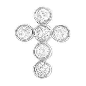 Diamond Cross Pendant 15mm Diamond Cross Pendant 15mm