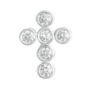 Diamond Cross Pendant 16mm Diamond Cross Pendant 16mm