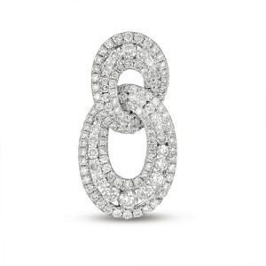 White Gold Diamond Pendant White Gold Diamond Pendant