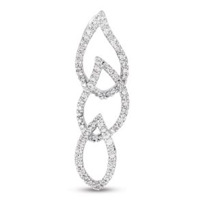 White Gold Diamond Pendant White Gold Diamond Pendant