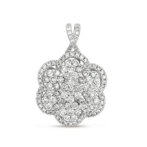 White Gold Diamond Pendant White Gold Diamond Pendant