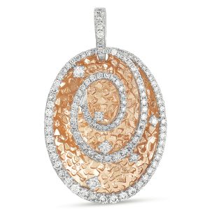 White & Rose Gold Pendant White & Rose Gold Pendant