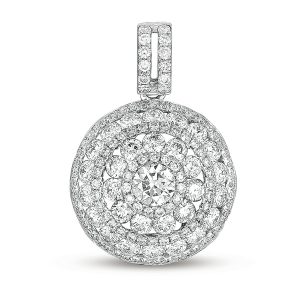 White Gold Diamond Pendant White Gold Diamond Pendant