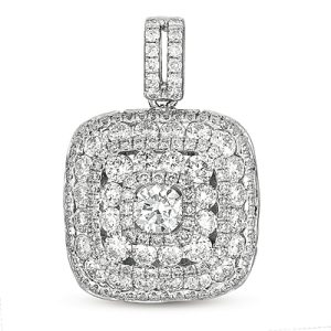 White Gold Diamond Pendant White Gold Diamond Pendant