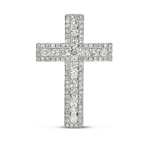 White Gold Cross Pendant