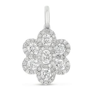 White Gold Diamond Pendant White Gold Diamond Pendant
