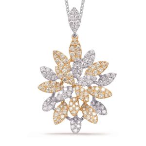 Yellow & White Gold Diamond Pendant Yellow & White Gold Diamond Pendant