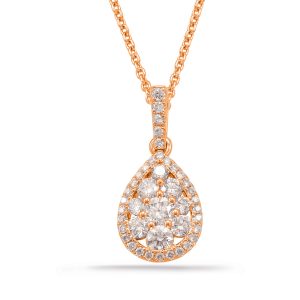 Rose Gold Diamond Pendant Rose Gold Diamond Pendant