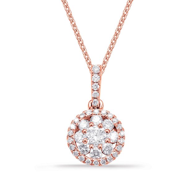 Rose Gold Diamond Pendant