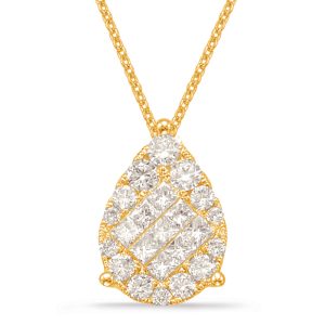 Yellow Gold Diamond Pendant