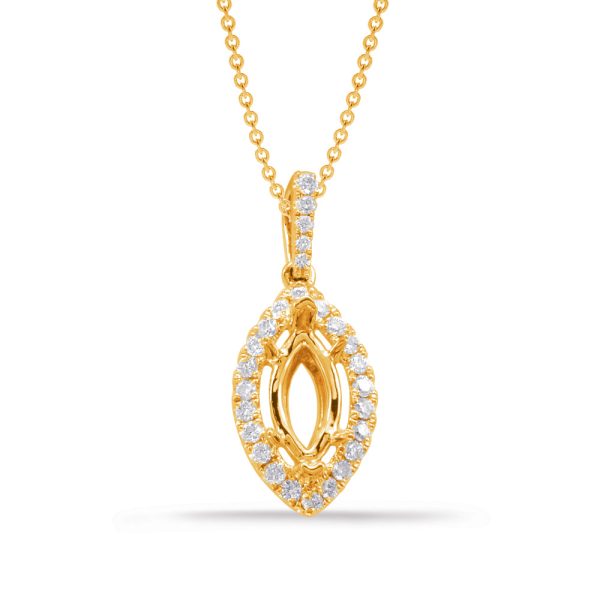 Diamond Pendant For 11x5.5m Marquise