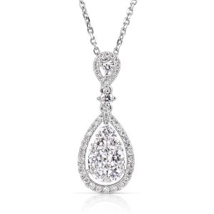 White Gold Diamond Pendant White Gold Diamond Pendant
