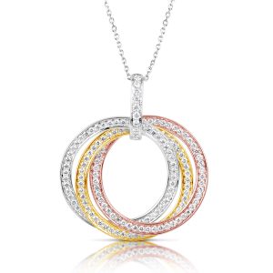 Tri Color Diamond Pendant Tri Color Diamond Pendant