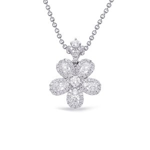 White Gold Diamond Pendant White Gold Diamond Pendant
