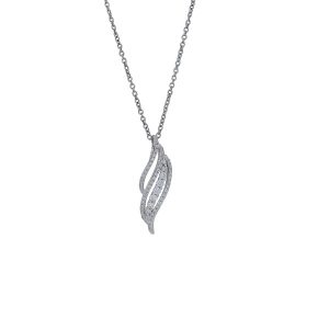 White Gold Diamond Pendant White Gold Diamond Pendant
