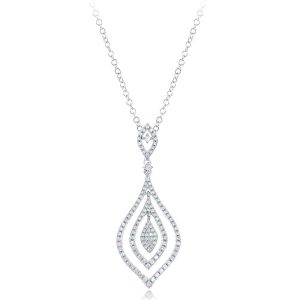 White Gold Diamond Pendant White Gold Diamond Pendant
