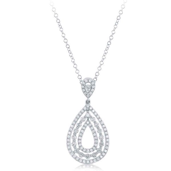 White Gold Diamond Pendant