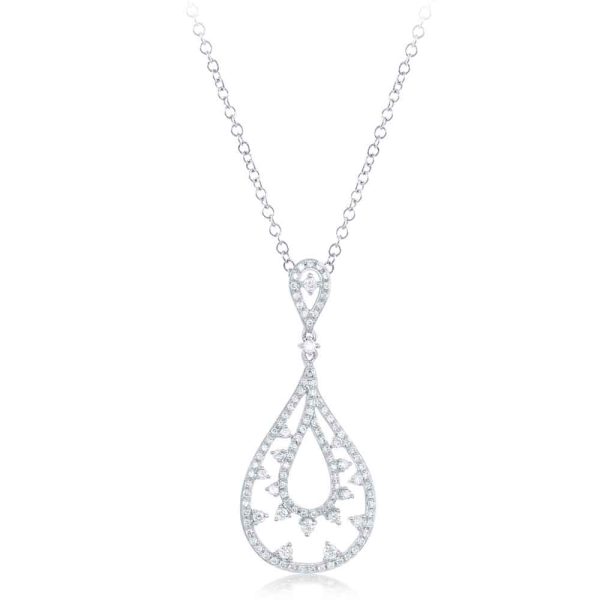 White Gold Diamond Pendant