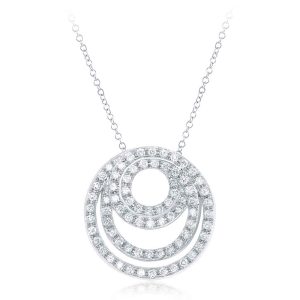 White Gold Diamond Pendant White Gold Diamond Pendant