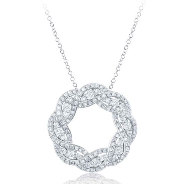 White Gold Diamond Pendant