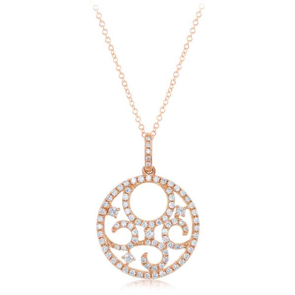 Rose Gold Diamond Pendant