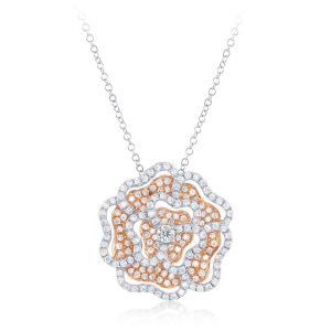 Rose Gold Diamond Pendant