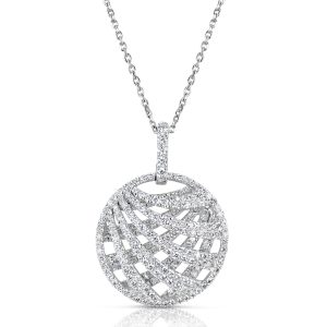 White Gold Diamond Pendant White Gold Diamond Pendant