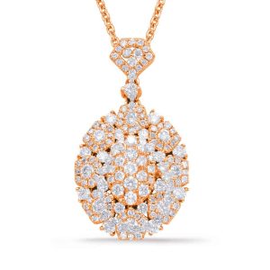 Rose Gold Diamond Pendant