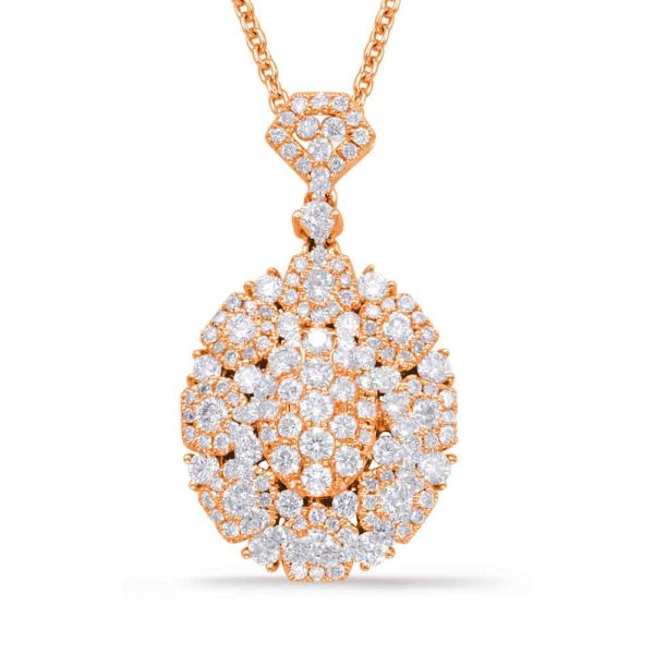 Rose Gold Diamond Pendant