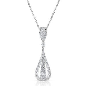 White Gold Diamond Pendant White Gold Diamond Pendant