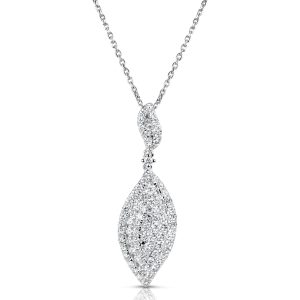 White Gold Diamond Pendant White Gold Diamond Pendant