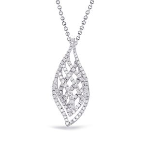 White Gold Diamond Pendant White Gold Diamond Pendant