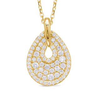 Yellow Gold Diamond Pendant