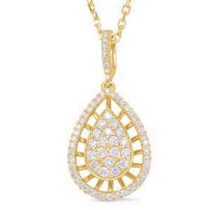 Yellow Gold Diamond Pendant Yellow Gold Diamond Pendant