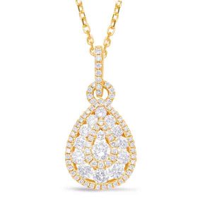 Yellow Gold Diamond Pendant Yellow Gold Diamond Pendant