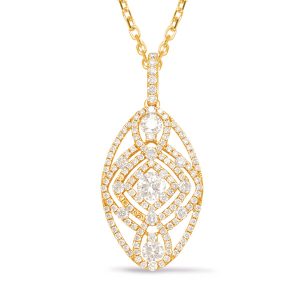 Yellow Gold Diamond Pendant Yellow Gold Diamond Pendant