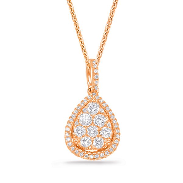 Rose Gold Diamond Pendant