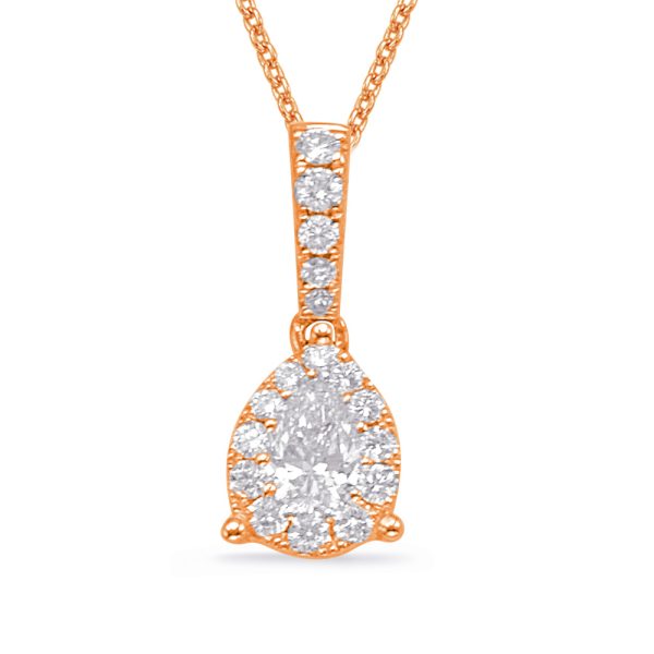 Rose Gold Diamond Pendant