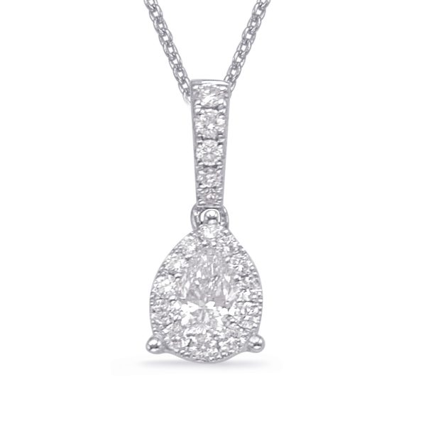 White Gold Diamond Pendant