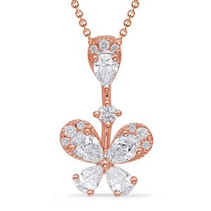 Rose Gold Diamond Pendant