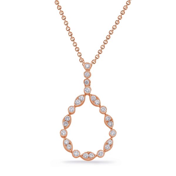 Rose Gold Diamond Pendant